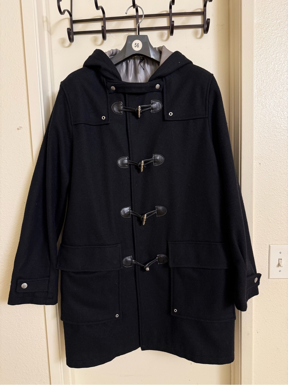 Sisley men’s wool dufflecoat
